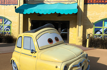 Cars village at Art of Animation Hotel at Disney World