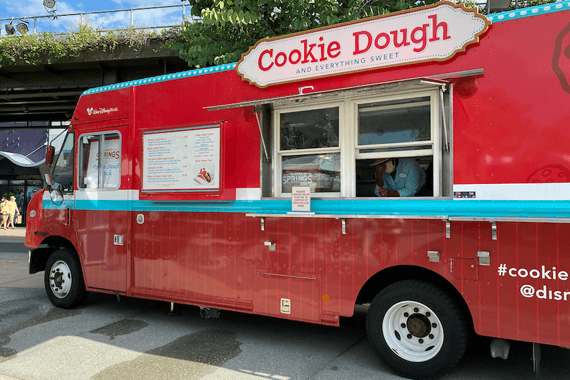 Cookie Dough and Everything Sweet food truck at Disney Springs