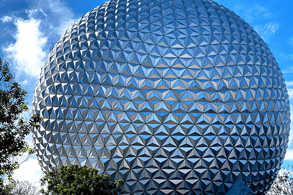 Epcot entrance at Walt Disney World, Florida