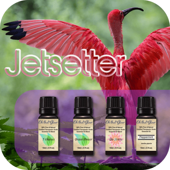 Jetsetter essential oils kit.